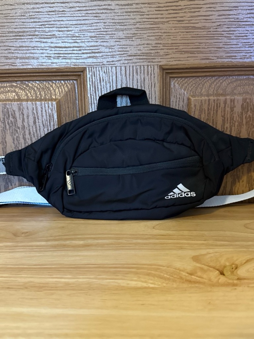 Adidas Black and White Waist Pack